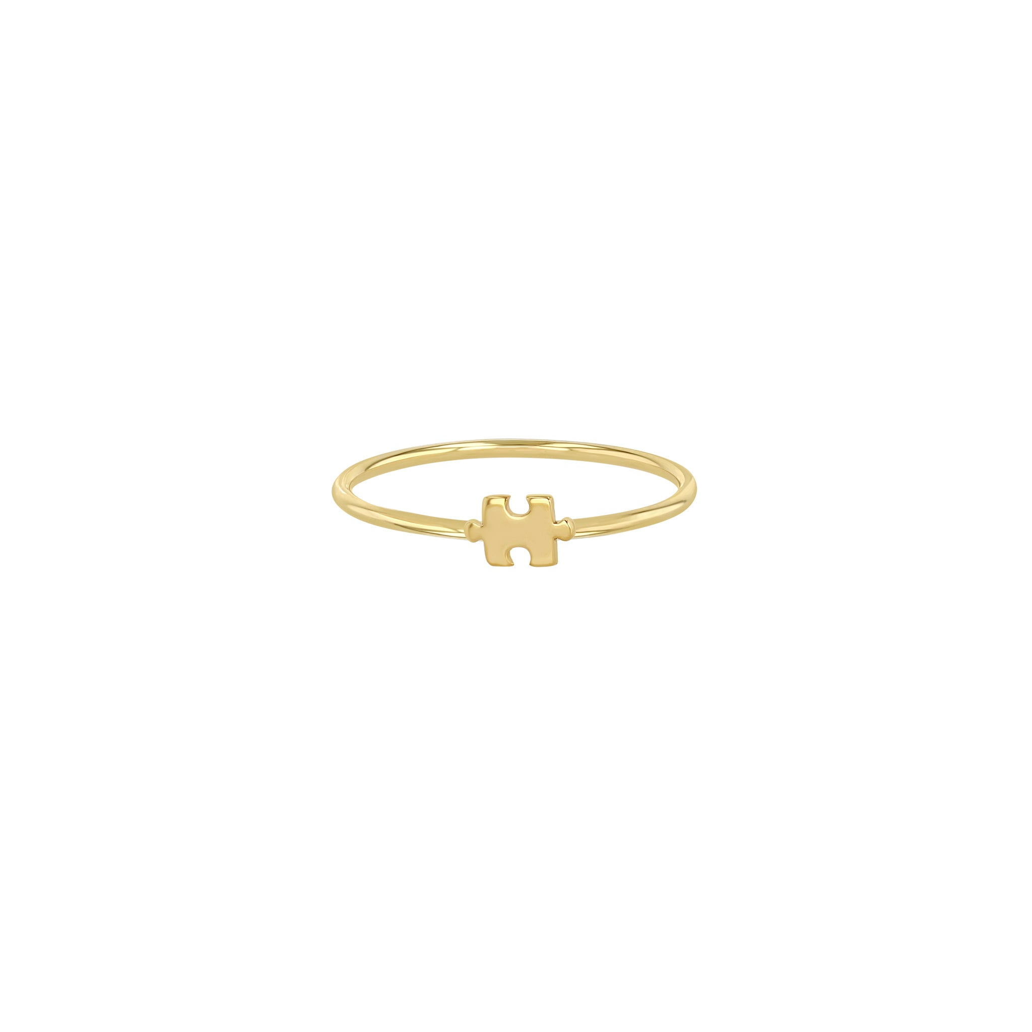 Zoë Chicco 14k Gold Itty Bitty Puzzle Piece Ring