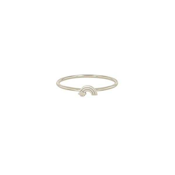 Zoë Chicco 14k Gold Itty Bitty Rainbow Ring