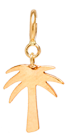 14k midi bitty palm tree charm with spring ring