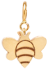 14k Midi Bitty Bee Charm on Spring Ring