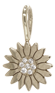 14k Midi Bitty Diamond Flower Charm
