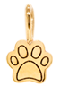 14k Midi Bitty Dog Paw Charm