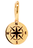 14k Midi Bitty Compass Charm