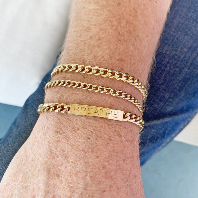 Zoe chicco curb chain bracelet new arrivals