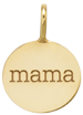 14k Small Personalized Disc Charm