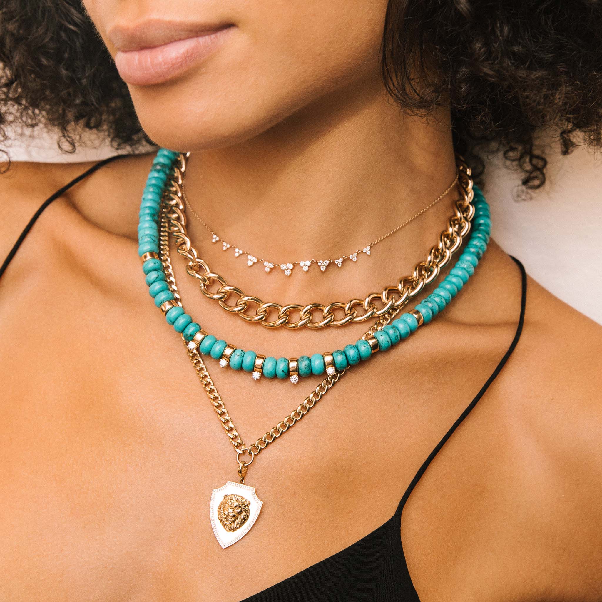 Zoë Chicco 14k Gold XXL Open Link Curb Chain Necklace
