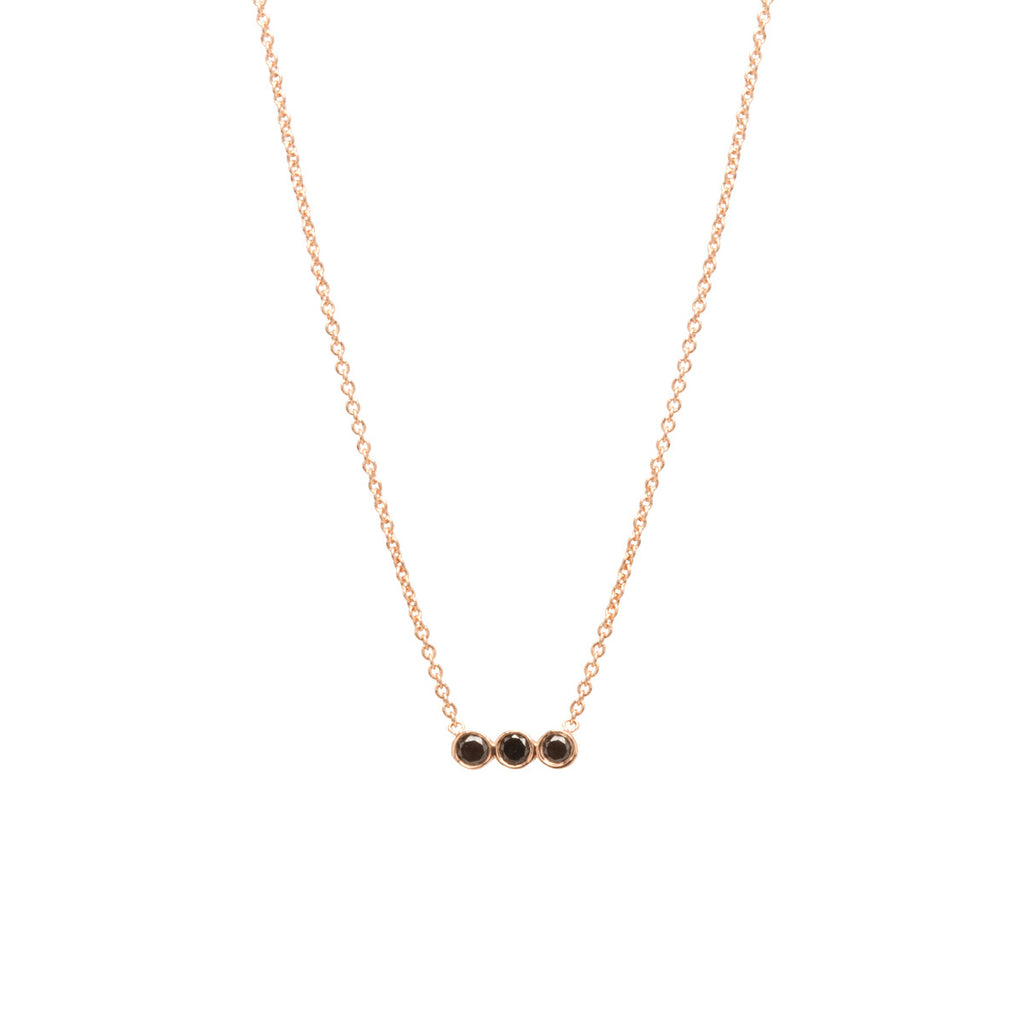 Buy Classic Rose Gold and Diamond Necklace Online | ORRA