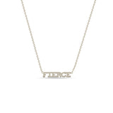 Zoë Chicco 14k Gold Itty Bitty FIERCE Necklace