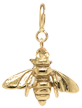 14k bumble bee charm on spring ring