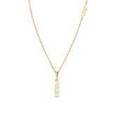 Zoë Chicco 14k Gold Itty Bitty FUCK Necklace with Itty Bitty OFF