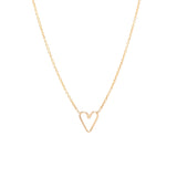Zoë Chicco 14k Gold Tiny Open Heart Necklace