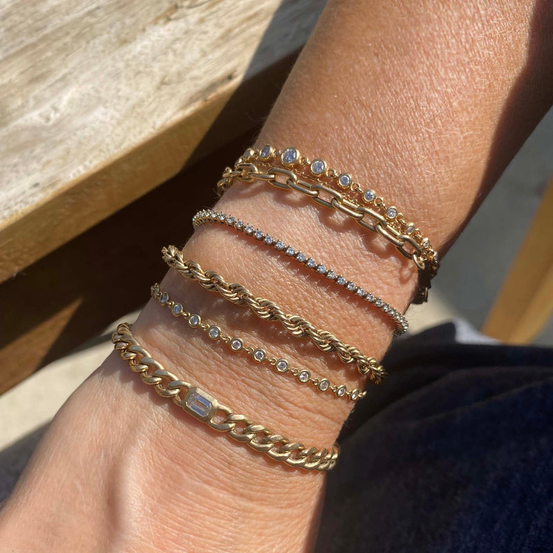 Amazon.com: LiQunSweet 5 Pcs Stainless Steel Adjustable Slider Stopper  Beads Bolo Hypoallergenic Snake Chain Bracelets for Women Girls Semi  Finished DIY