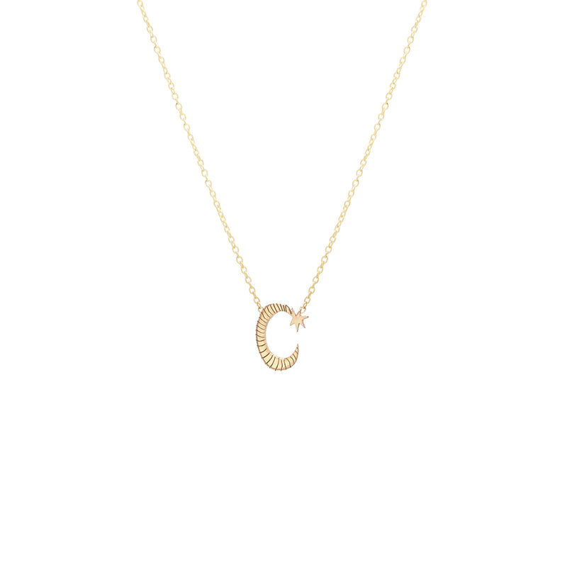 20x20 | Zoe Chicco | Justina Blakeney | Crescent Moon and Star Necklace