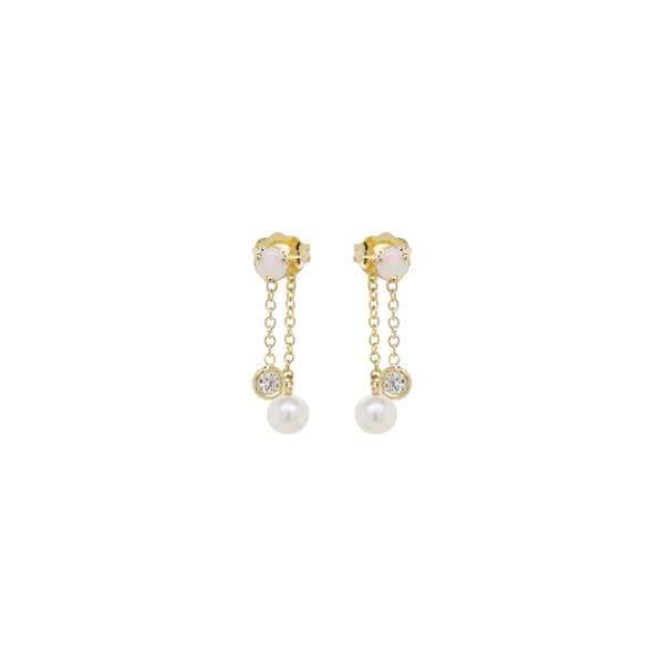 20x20 | Zoe Chicco | Rachel Pally | Opal, Diamond & Pearl Drop Earrings