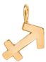14k Midi Bitty Zodiac Charm Pendant