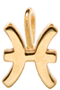 14k Midi Bitty Zodiac Charm Pendant