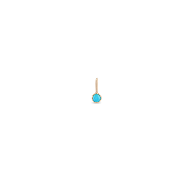 Zoë Chicco 14k Gold Turquoise Charm Pendant | December Birthstone
