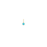 Zoë Chicco 14k Gold Turquoise Charm Pendant | December Birthstone