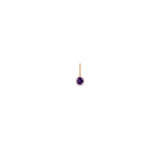 Zoë Chicco 14k Gold Amethyst Charm Pendant