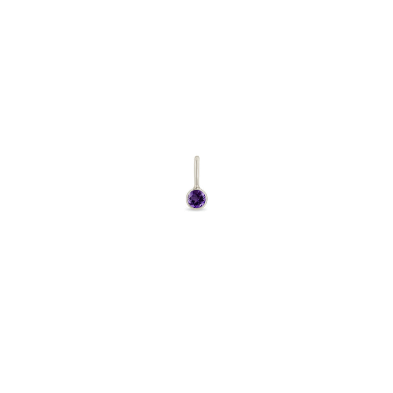 Zoë Chicco 14k Gold Amethyst Charm Pendant