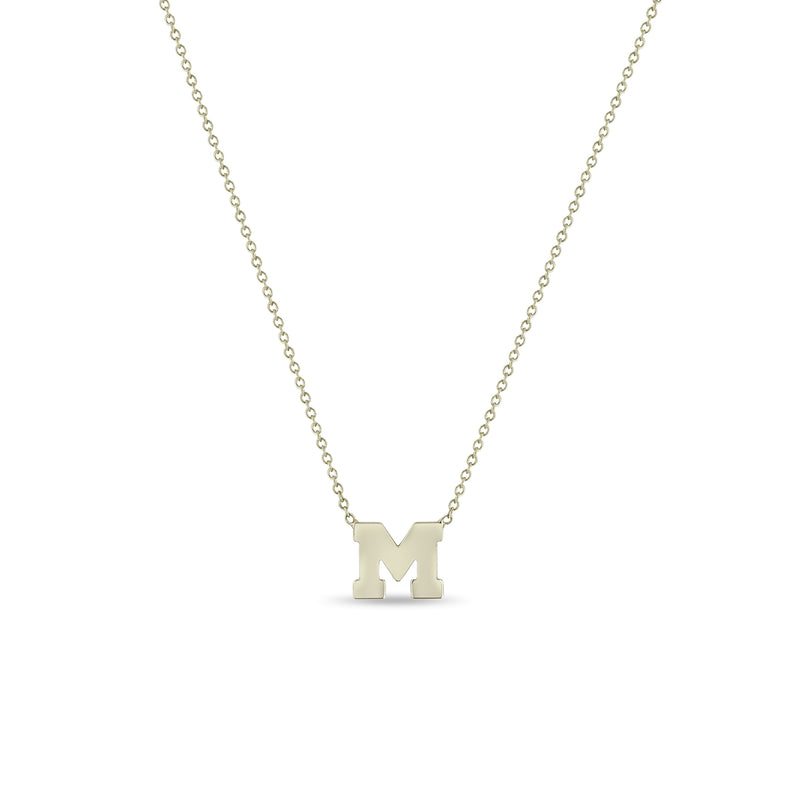 CAI Large Sideways Initial Necklaces Silver – J. Spencer