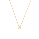 Zoë Chicco 14kt Gold Initial Letter Necklace