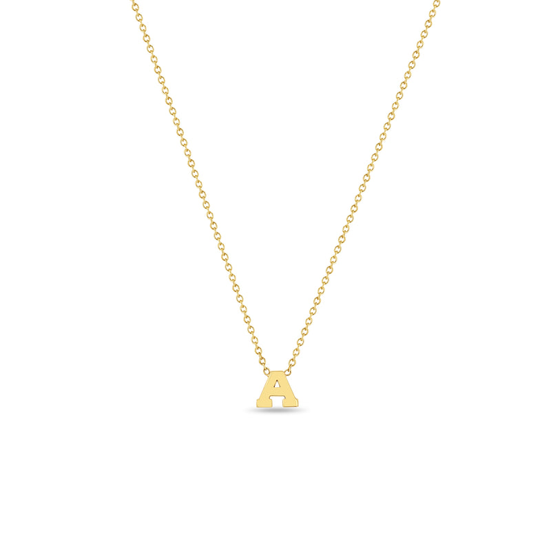 Gold Single Diamond Pendant & Chain | La Kaiser