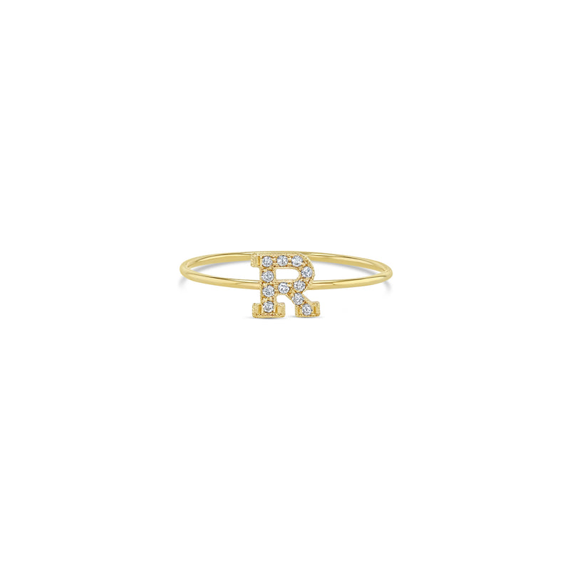 Custom Letter Jewelry, Personalized Name Ring, Gold Initial Ring, Initial  Letter Ring, Monogram Signet Ring, Alphabet Ring, Letter R Ring - Etsy