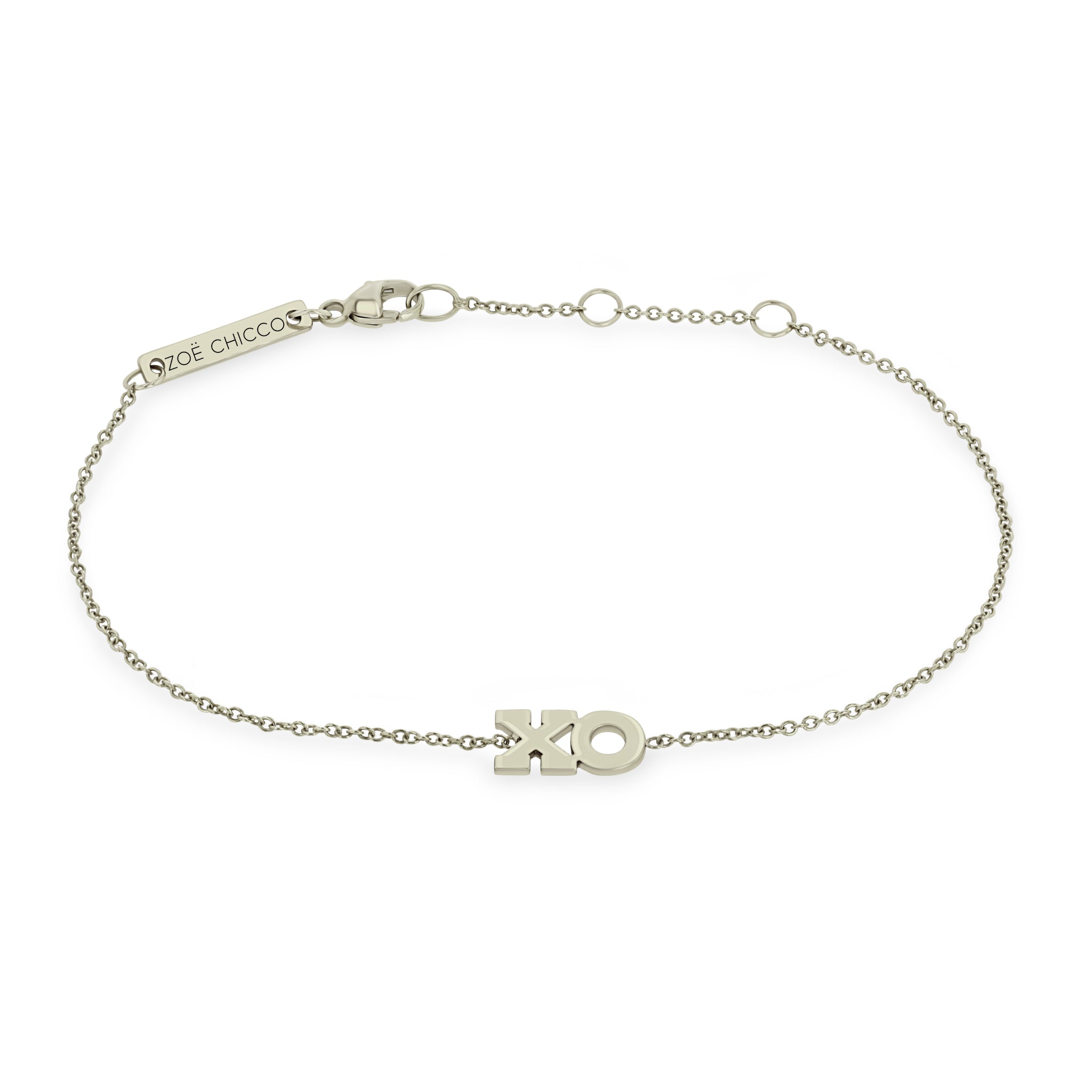 Zoë Chicco 14kt Gold 2 Initial Letter Bracelet