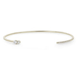 Zoë Chicco 14k Gold Mixed Prong & Pavé Diamond Cuff Bracelet