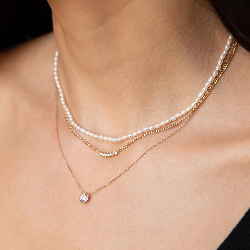 Dainty Floating Natural Diamond Solitaire Necklace –, 50% OFF