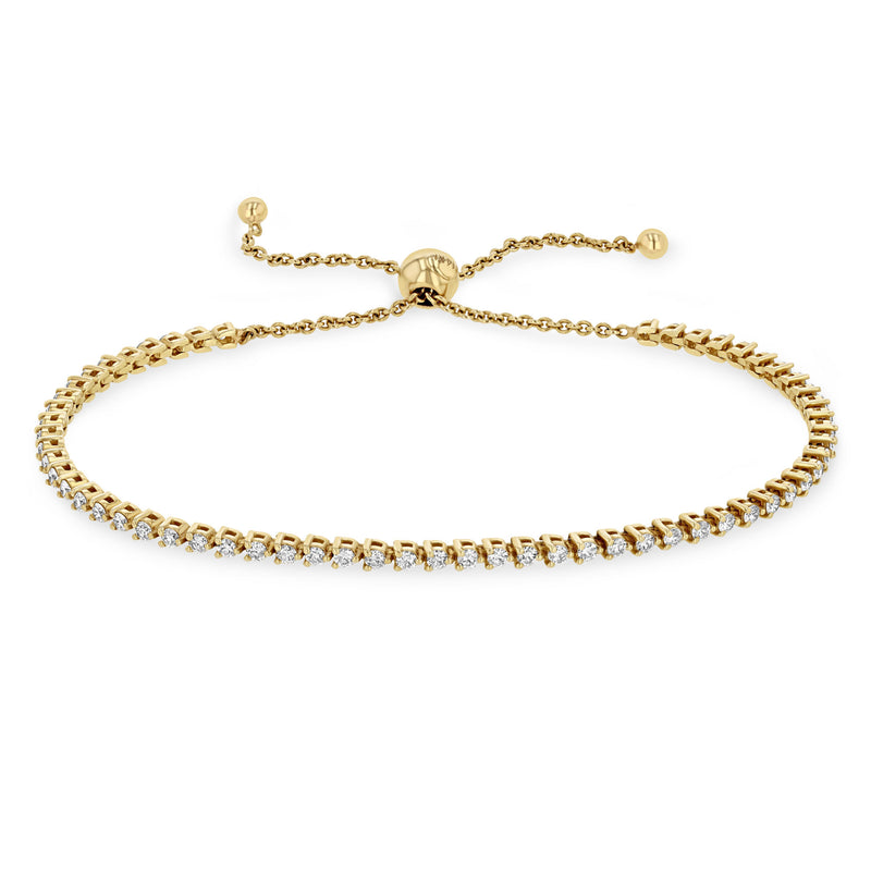 Peoples Jewellers Italian Gold Curved Bar Bolo Bracelet in 14K Gold   90Peoples Jewellers  Southcentre Mall