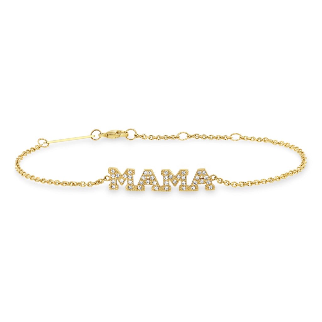Gold Mama Bracelet, Script Mama Bracelet, Gold Vermeil Mama Bracelet, Baby  Shower Gift, Personalize Bracelet, Name Plate Bracelet - Etsy | Joyas