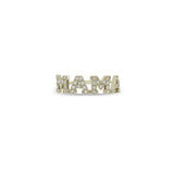 Zoë Chicco 14kt Gold Pavé Diamond 4 Letter Ring