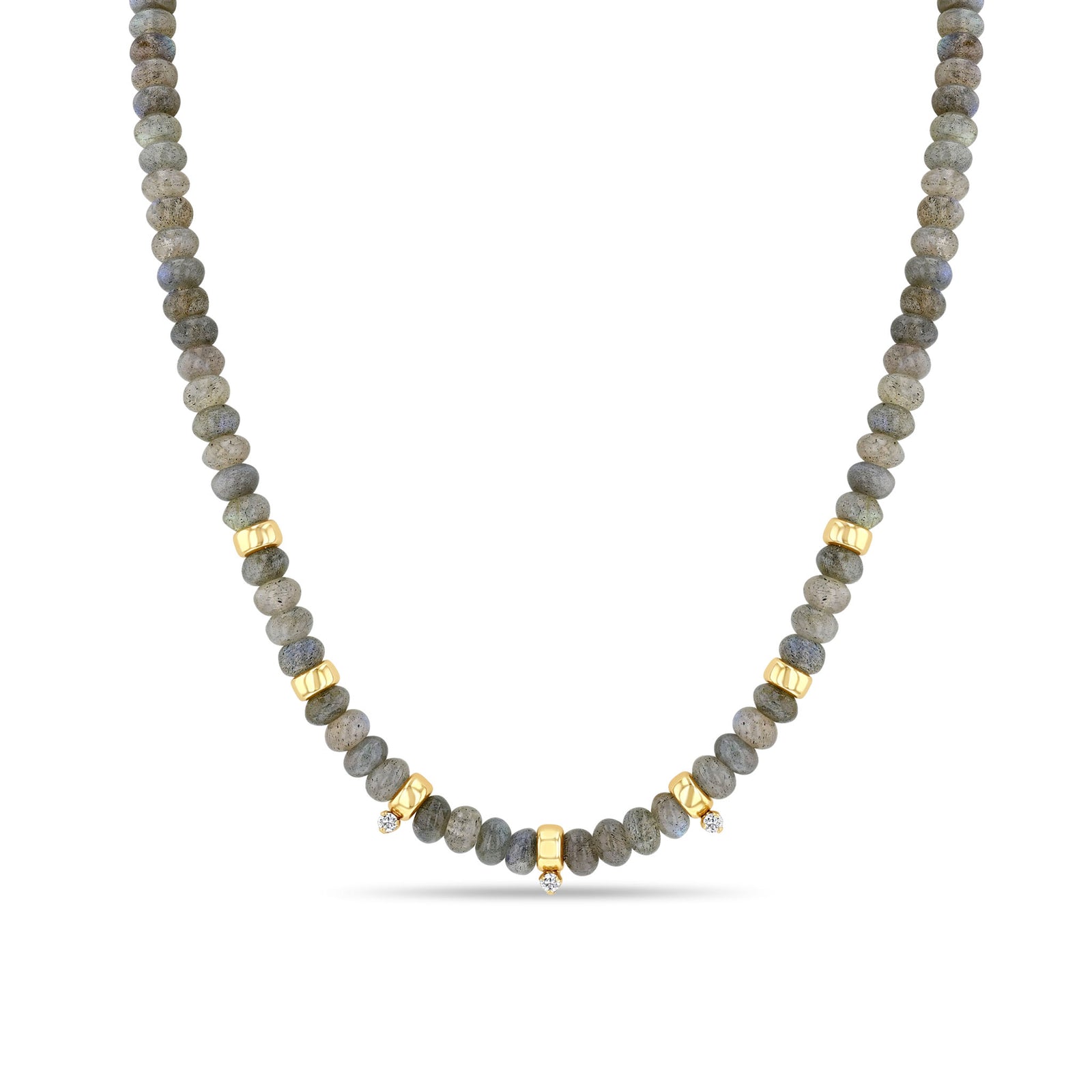 Triple Labradorite Round selling Bezel Set Gold Vermeil Pendant Necklace on a 14K Gold-Filled Chain - 18 inches