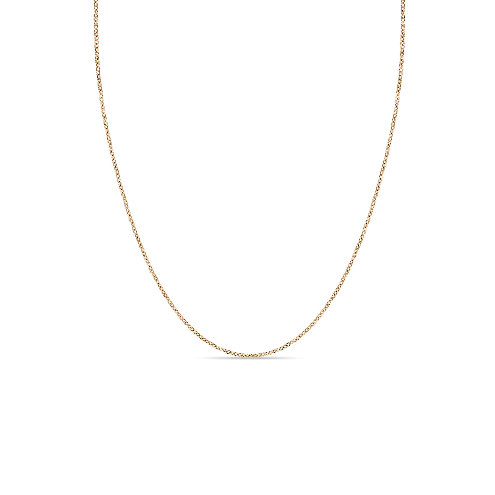 Zoë Chicco 14kt Rose Gold Cable Chain Necklace