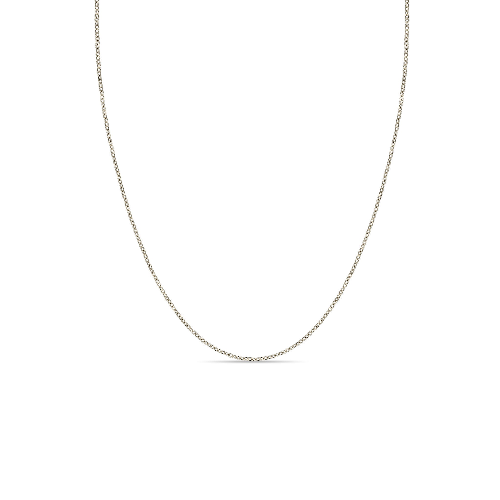 Zoë Chicco 14kt White Gold Cable Chain Necklace