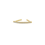 Zoë Chicco 14k Gold Pavé Diamond Thick Wire Bar Ear Cuff