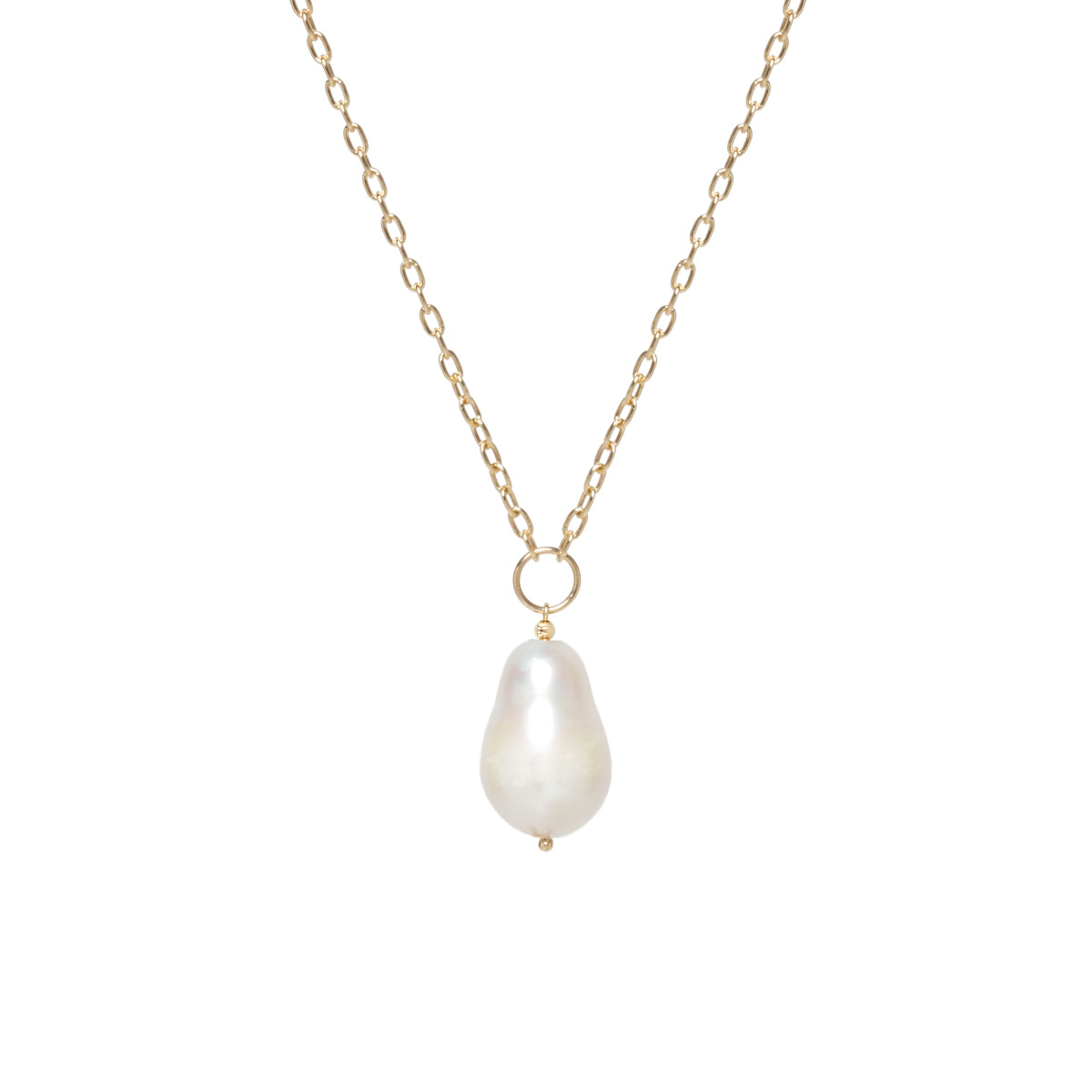 国内発| MATEO 14K Diamond & Baroque Pearl ネックレス ZOECHICCO_BPN-4-