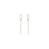 Zoë Chicco 14k Gold Diamond Bezel Loop Threader Earrings