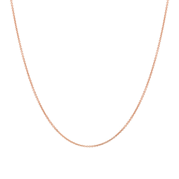 Zoë Chicco 14kt Rose Gold Thicker Cable Chain Necklace