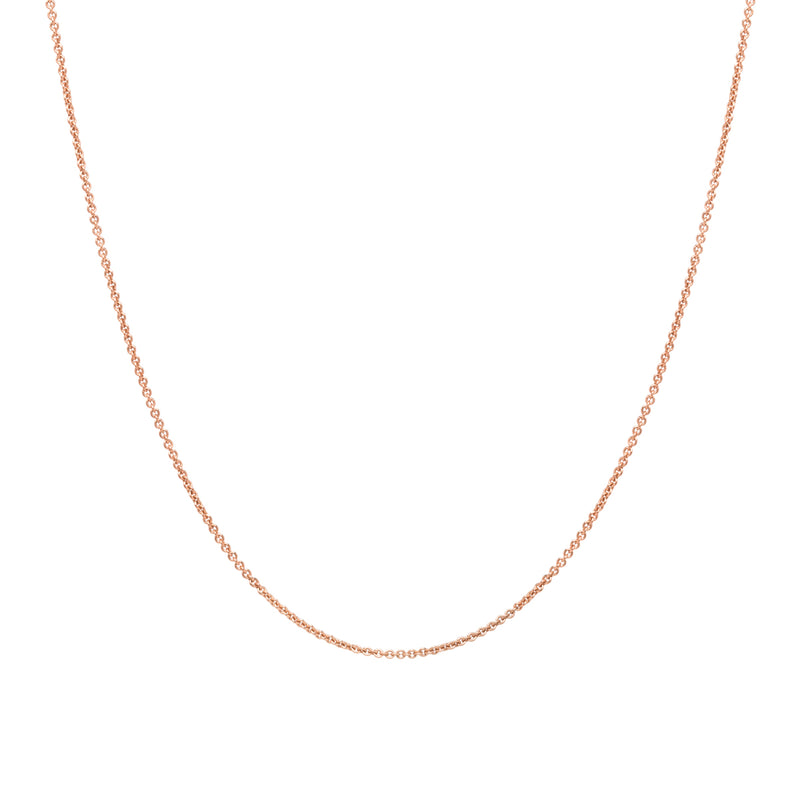 Zoë Chicco 14kt Rose Gold Thicker Cable Chain Necklace