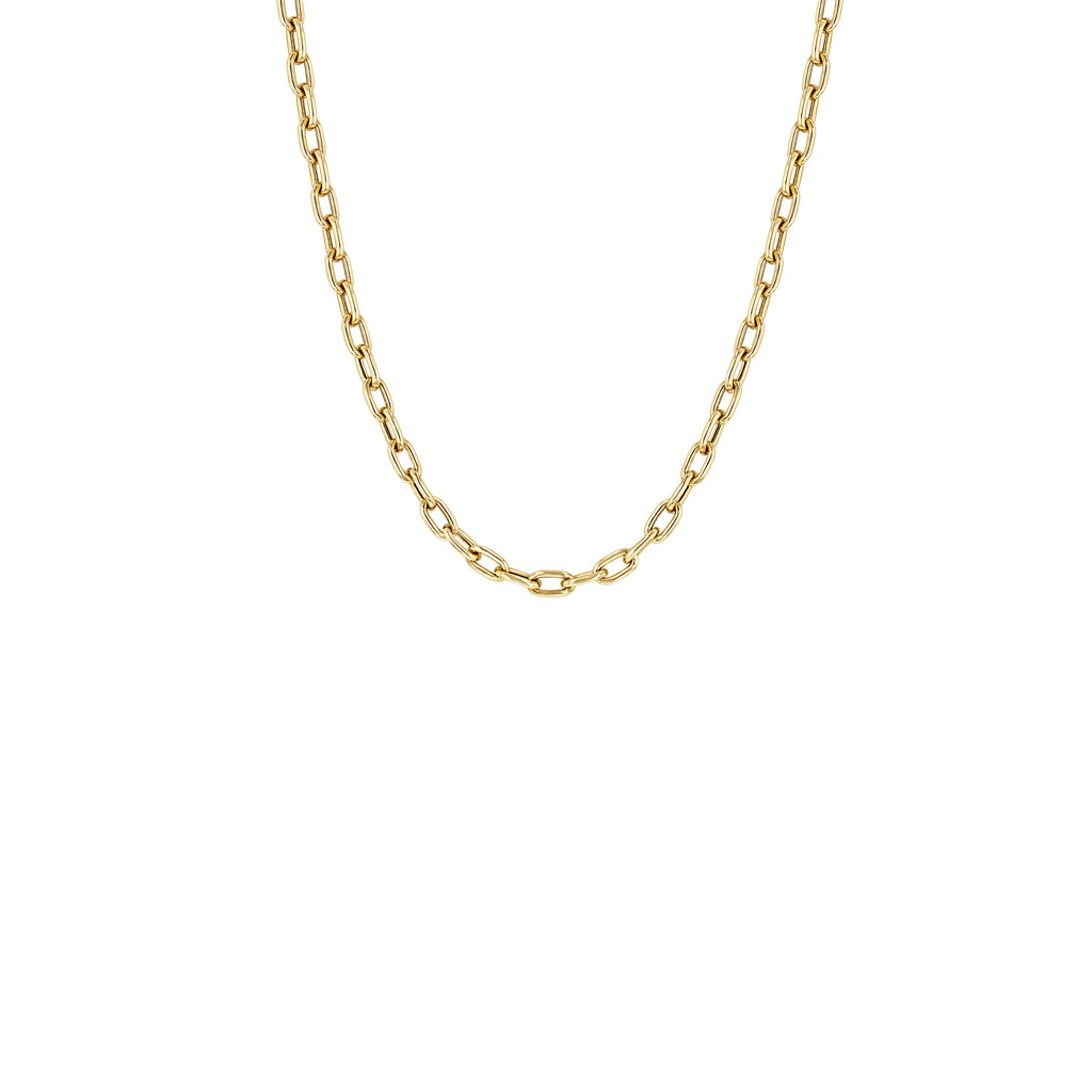 Zoë Chicco 14kt Gold Medium Square Oval Link Chain