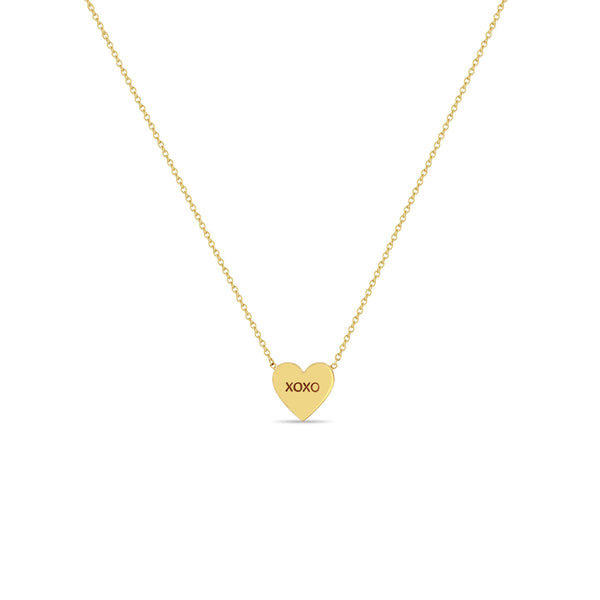 Zoe chicco heart hotsell necklace