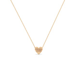 14k Gold Candy Heart Necklace