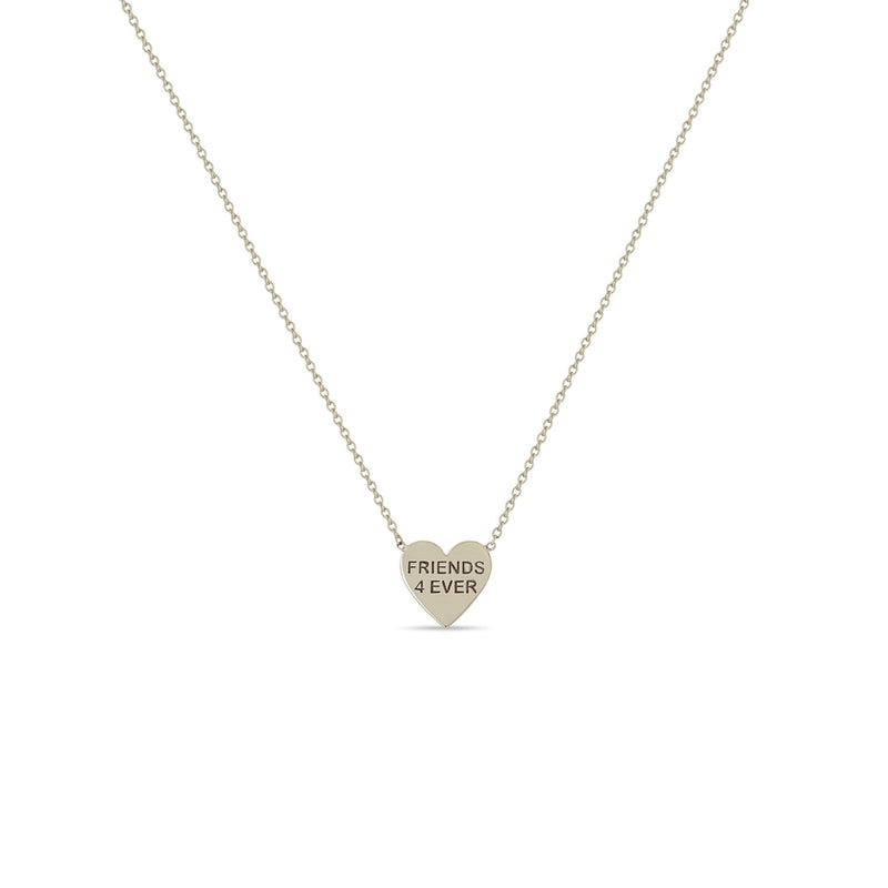 14k Gold Candy Heart Necklace