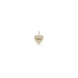 Zoë Chicco 14k Gold Candy Heart Charm Pendant engraved with XOXO