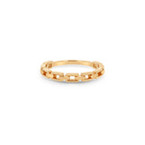 Zoë Chicco 14k Gold Rectangle Link Ring
