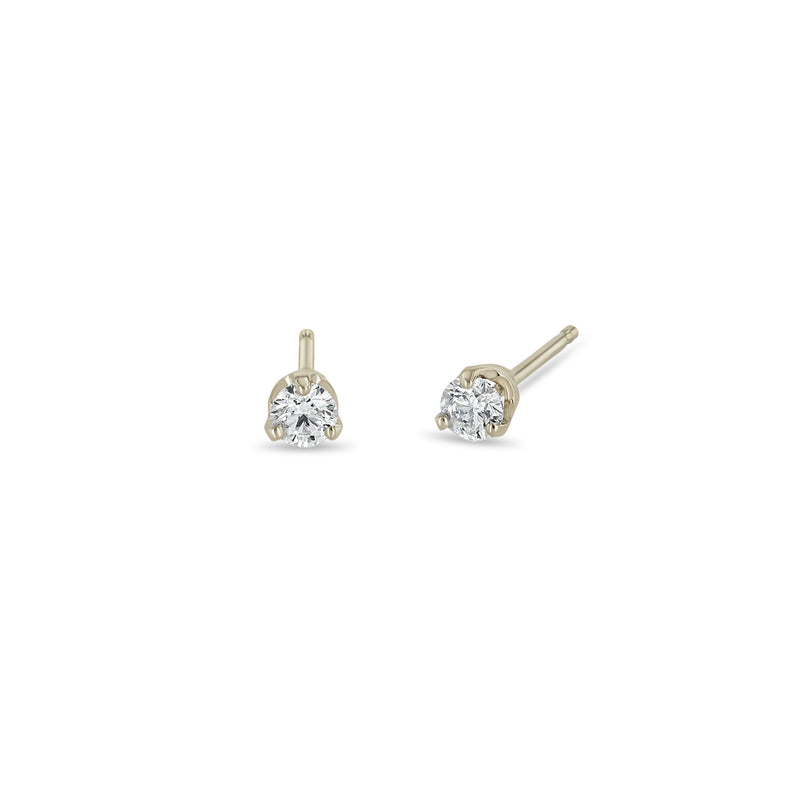 14K Chloe Cross Diamond Studs (SAMPLE SALE) 14K White Gold