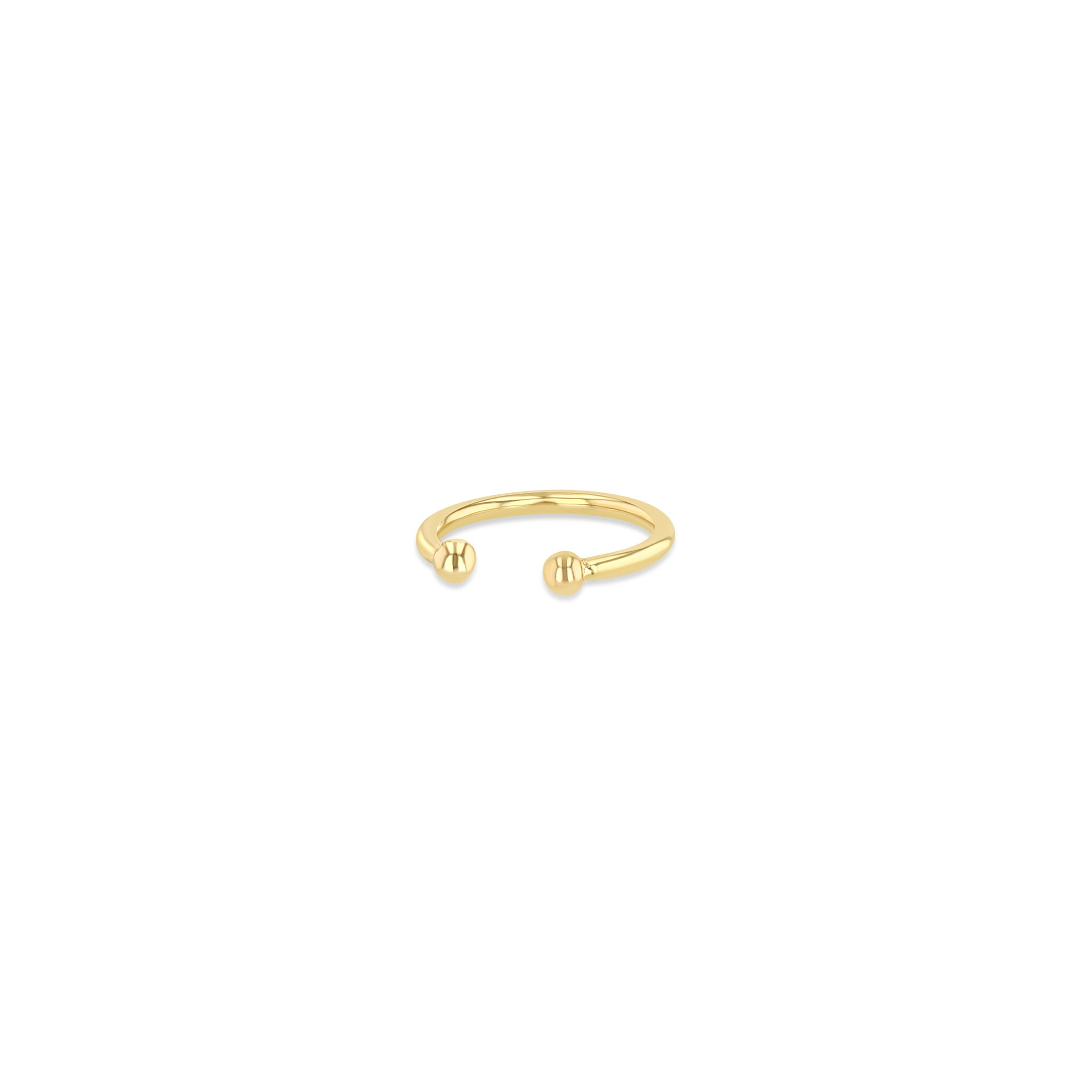 Zoë Chicco 14k Solid Gold Plain Ear Cuff – ZOË CHICCO